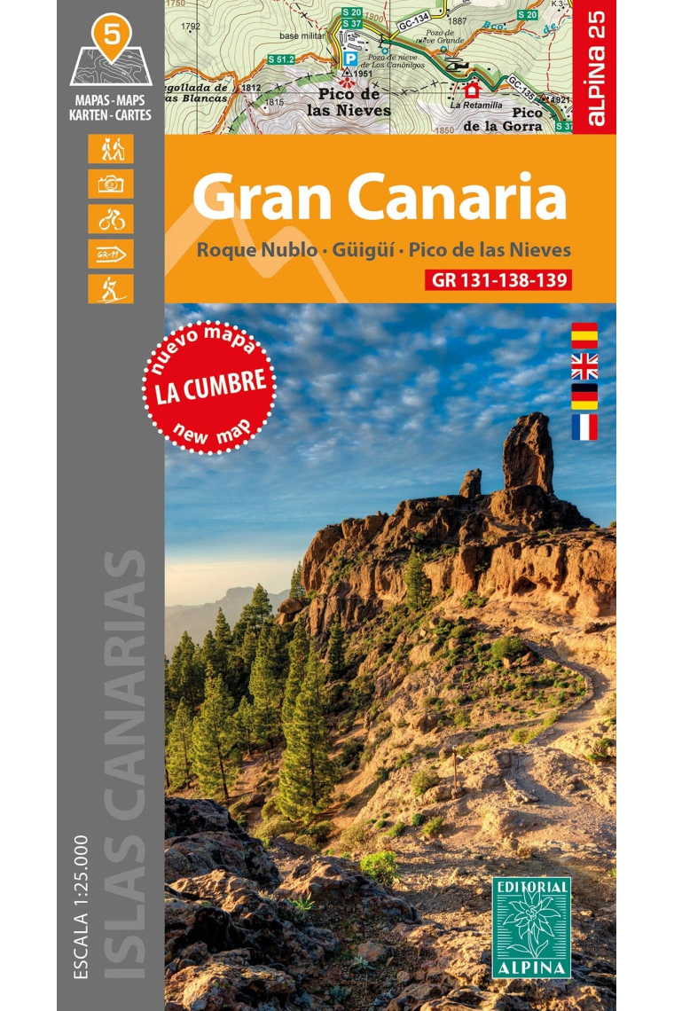 Gran Canaria. Roque Nublo. Güigüí. Pico de las Nieves