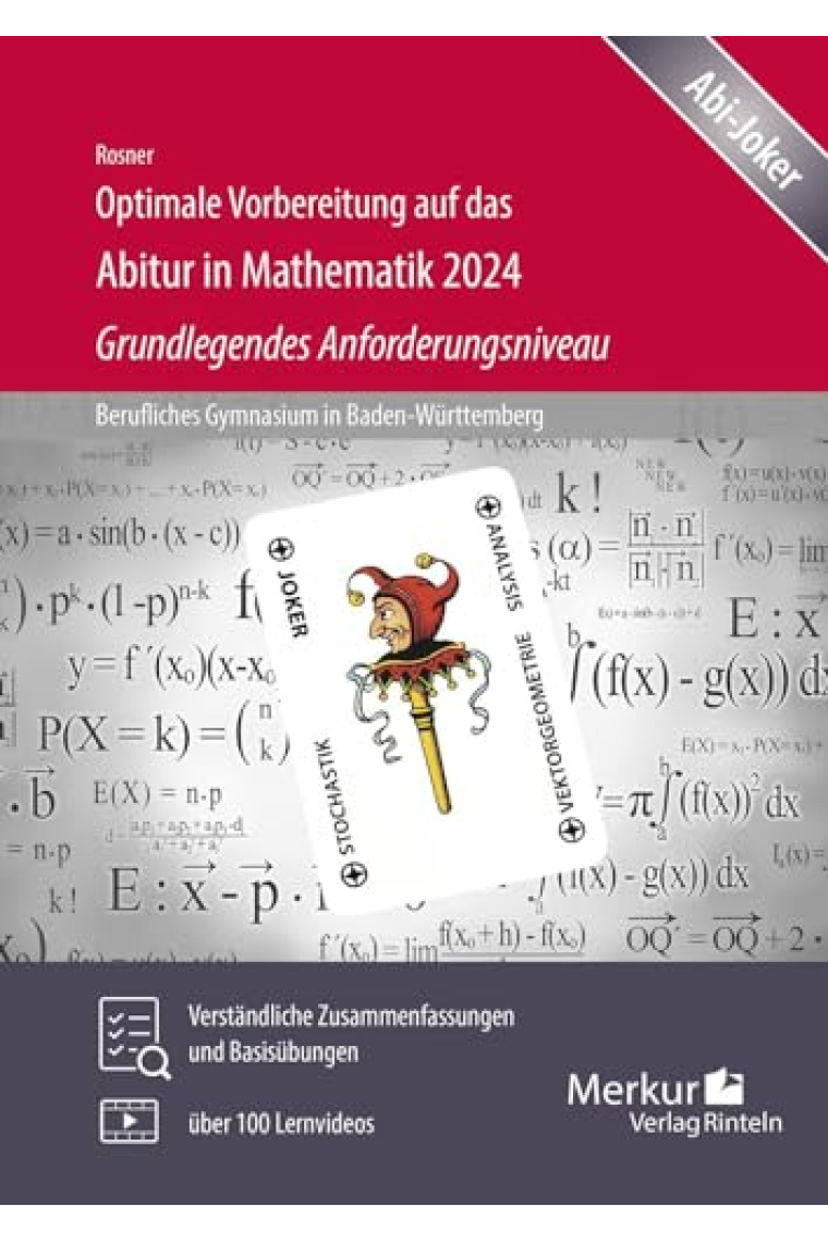 Optimale Vorbereitung Auf Das Abitur In Mathematik 2024 - Grundlegendes Anforderungsniveau