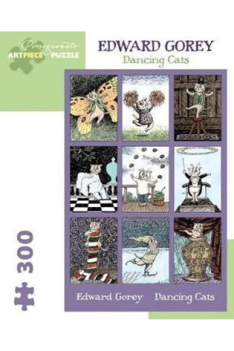 Edward Gorey Dancing Cats 300-piece Jigsaw Puzzle