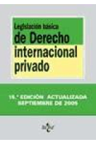 Legislación básica de derecho internacional