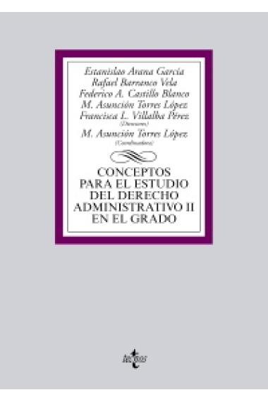 Conceptos para el estudio del derecho administrativo II en el grado