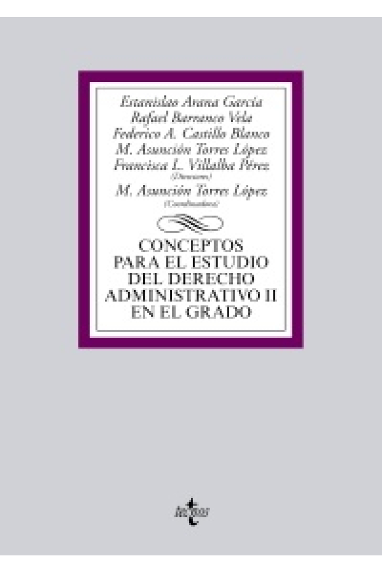 Conceptos para el estudio del derecho administrativo II en el grado