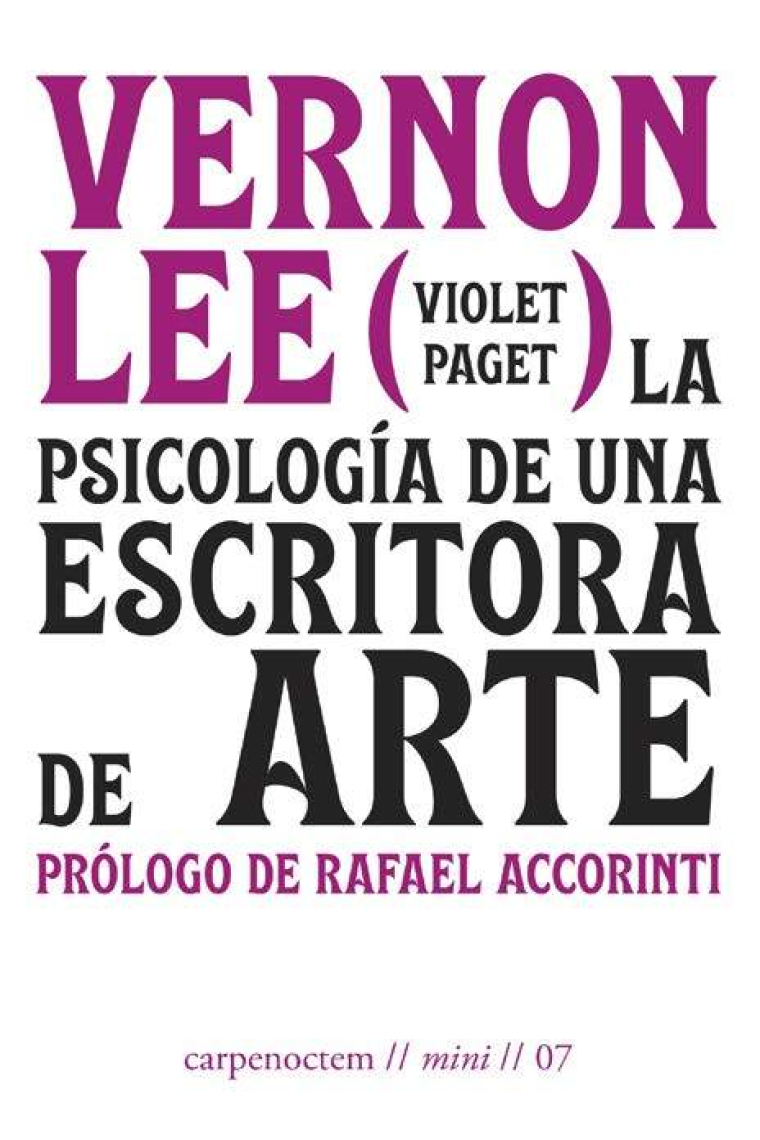 La psicología de una escritora de arte