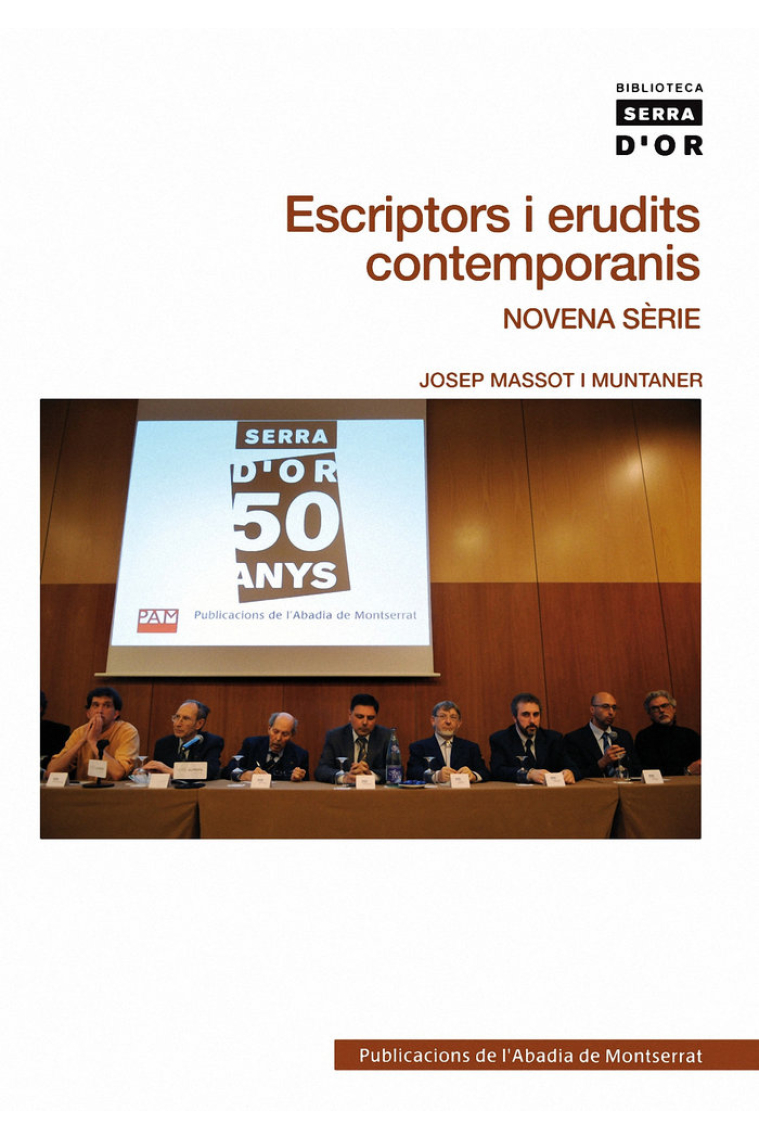 Escriptors i erudits contemporanis. Novena sèrie