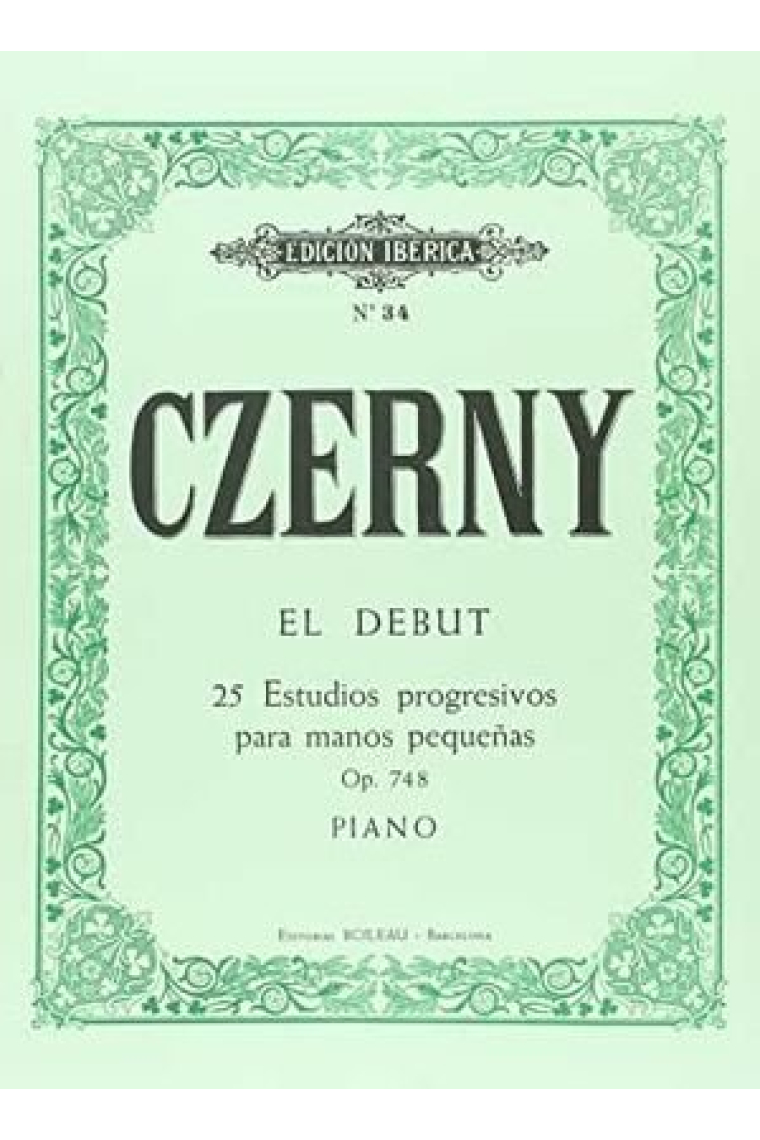 25 Estudios para manos pequeñas Op.748