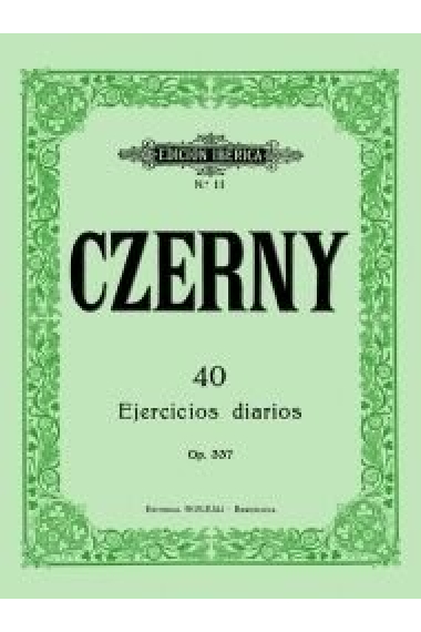 40 Ejercicios Diarios Op.337