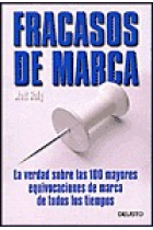 Fracasos de marca. La verdad sobre las 100 mayores equivocaciones de marca de todos los tiempos