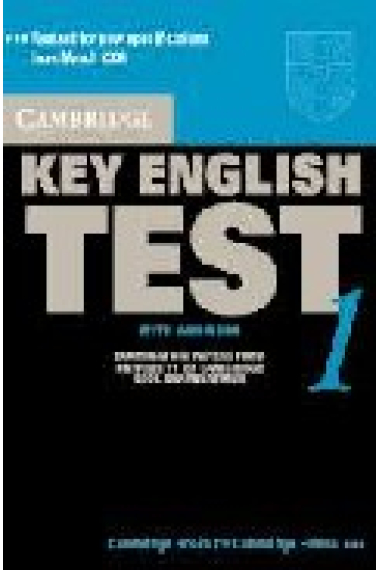 Cambridge Key English Test 1. Self-study Pack (Student's Book with answers and Audio CD) (KET)