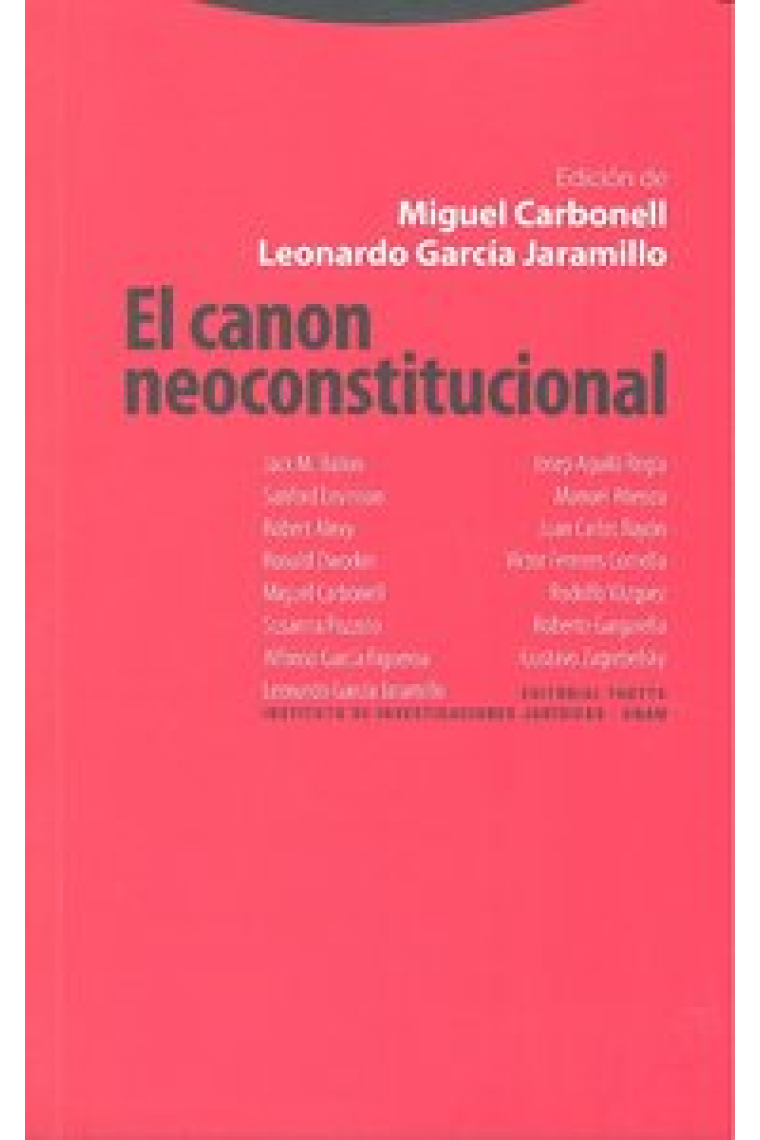 El canon neoconstitucional