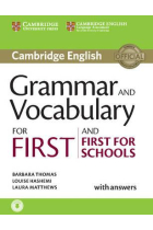 Grammar and Vocabulary for First and First for Schools Book with Answers and Audio (Cambridge Grammar for Exams)