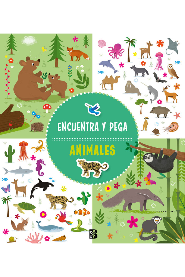 ENCUENTRA Y PEGA ANIMALES