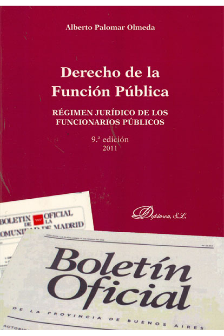 Derecho de la función pública:Régimen jurídico de los funcionarios públicos