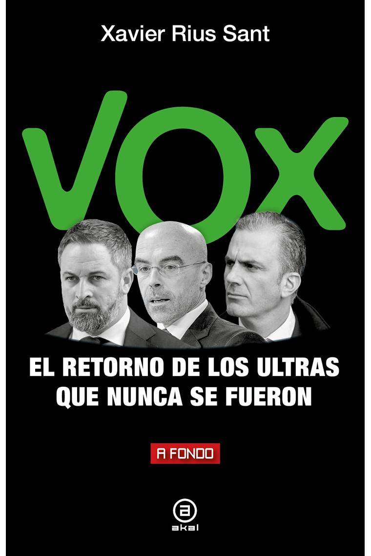 Vox. El retorno de los ultras que nunca se fueron