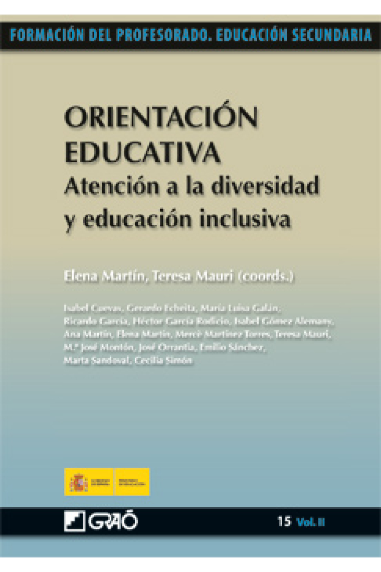 Orientación Educativa : Atención a la diversidad y educación inclusiva. VOL. II