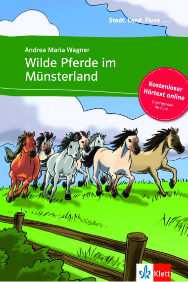 Wilde Pferde im Münsterland mit Audio-CD