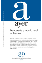 Ayer. Revista. nº. 89: Democracia y mundo rural en España