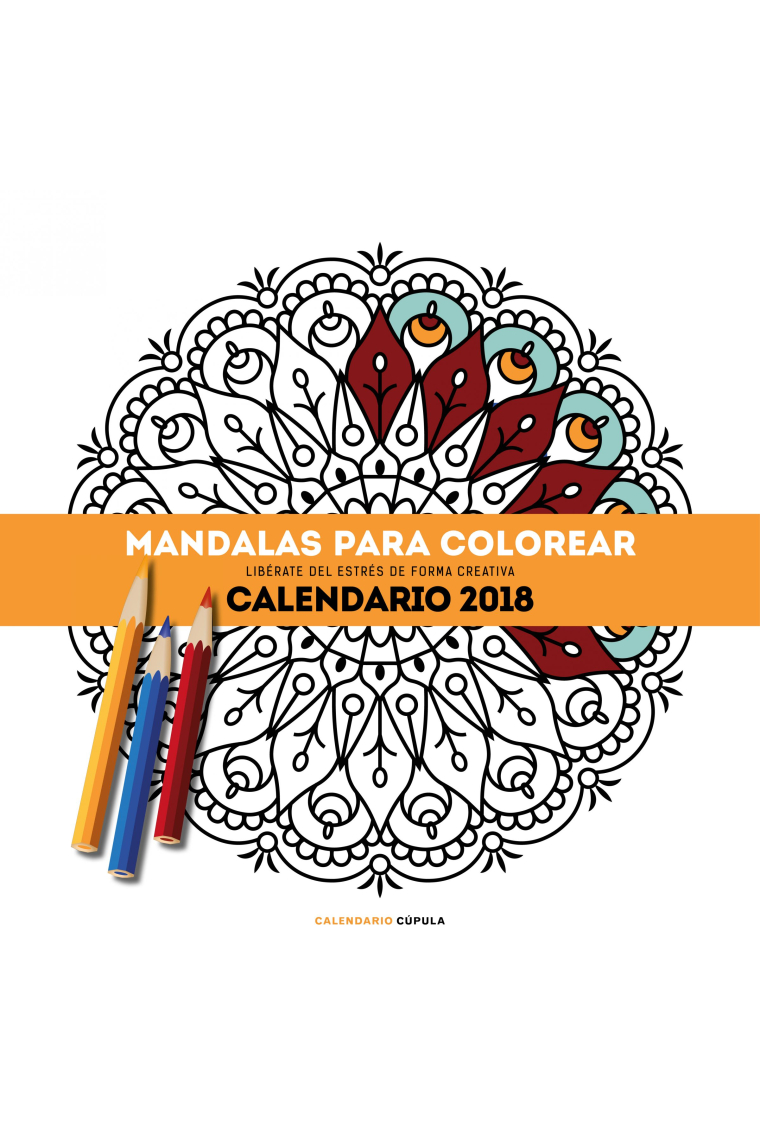 Calendario Mandalas para colorear 2018