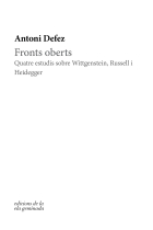 Fronts oberts: quatre estudis sobre Wittgenstein, Russell i Heidegger