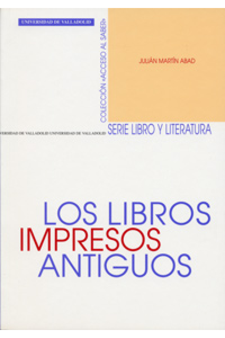 Los libros impresos antiguos