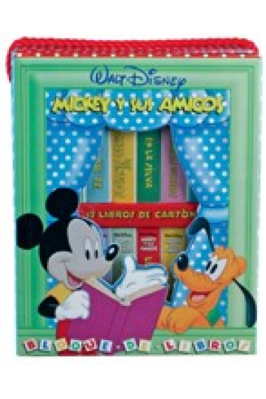 Mickey Mouse y sus amigos. Cofre con 12 libros de cartón