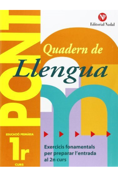 Pont. Quadern de Llengua 1r Primaria