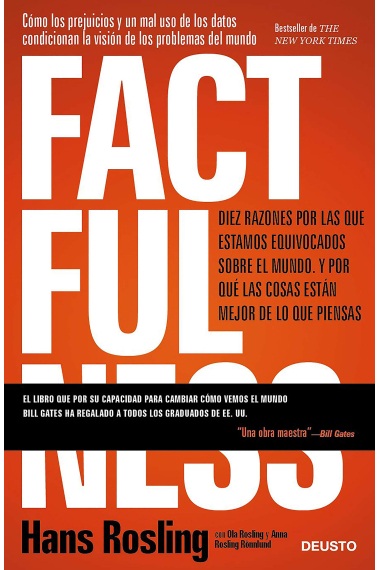 Factfulness. Diez razones por las que estamos equivocados sobre el mundo. Y por qué las cosas están mejor de lo que piensas