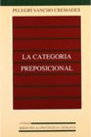 La categoria preposicional