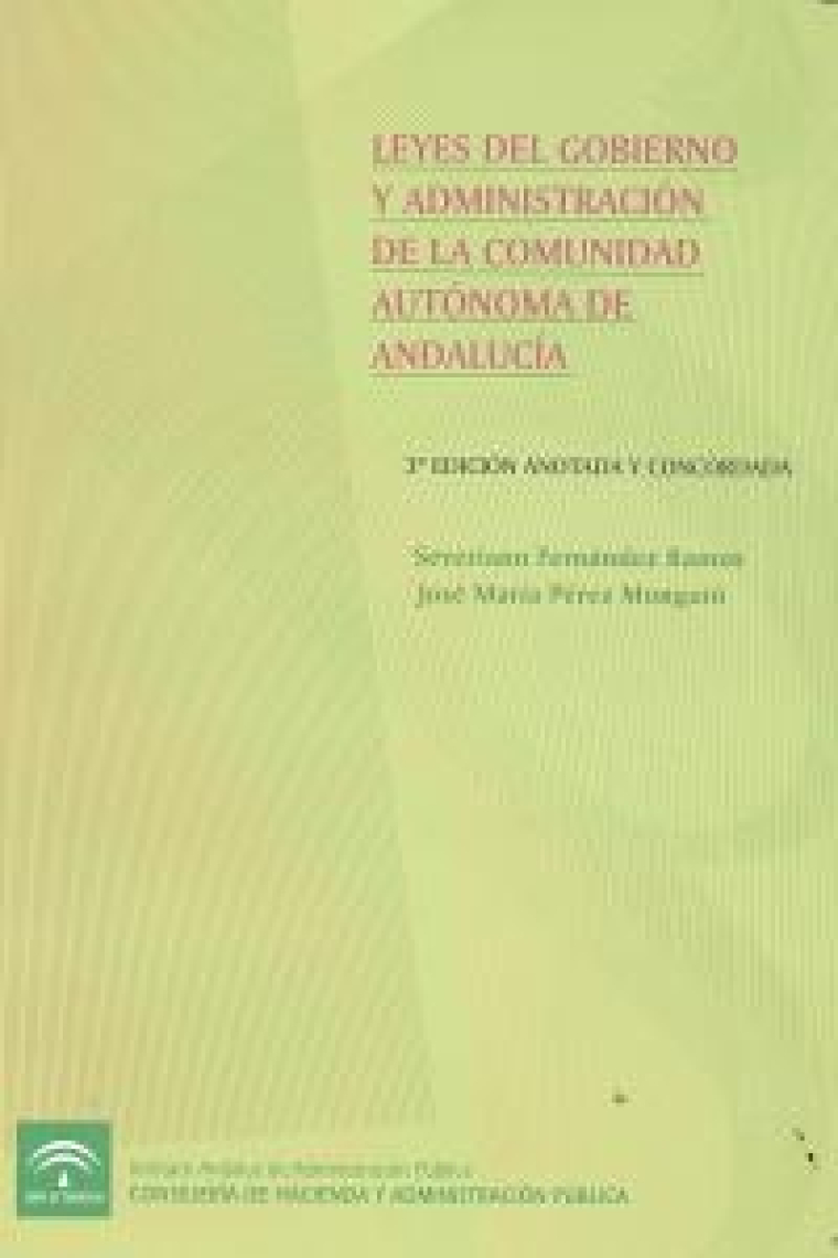 LEYES DEL GOBIERNO ADMINISTRACION COMUNIDAD AUTONOMA 3ª