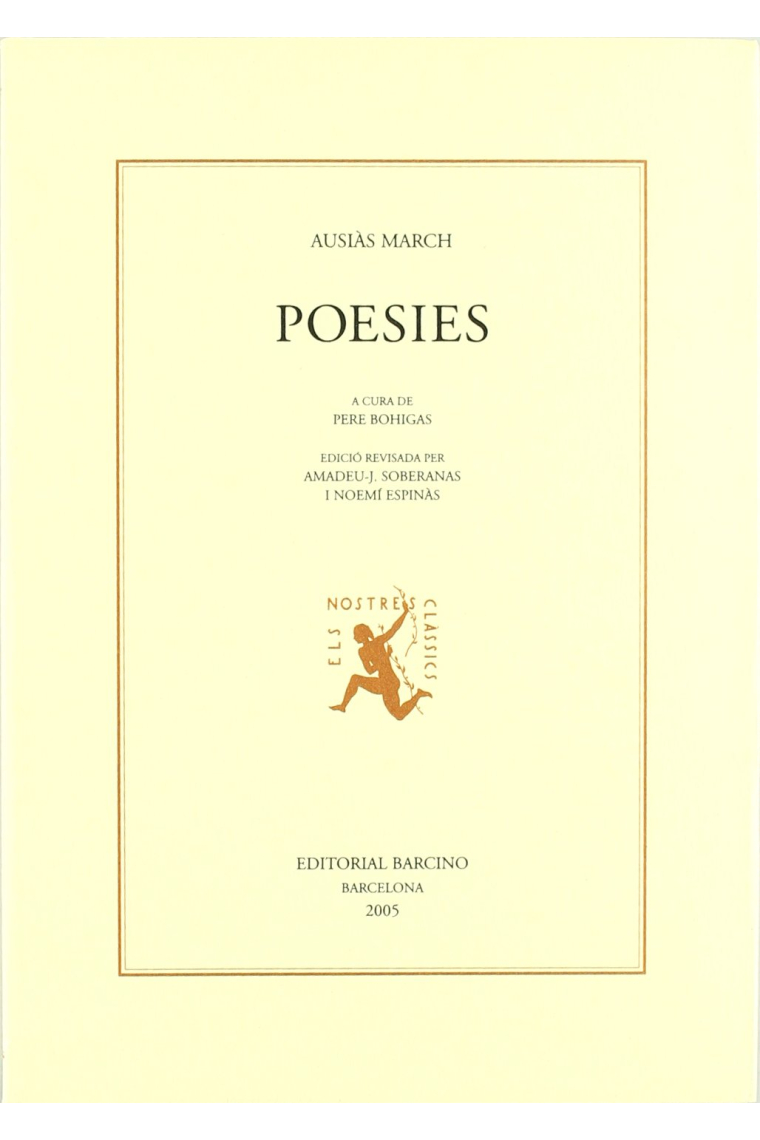 Poesies Ausiàs March ·Nova edició·