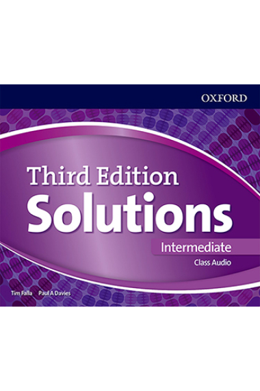 Solutions 3rd Edition Intermediate. Class Audio CD