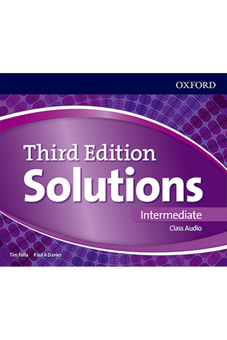 Solutions 3rd Edition Intermediate. Class Audio CD