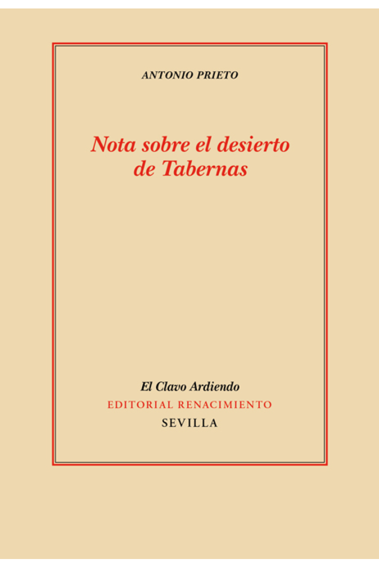 Nota sobre el desierto de Tabernas (Seguido de Nota sobre la visita: de Franciscus Sanctius a Garcilaso)