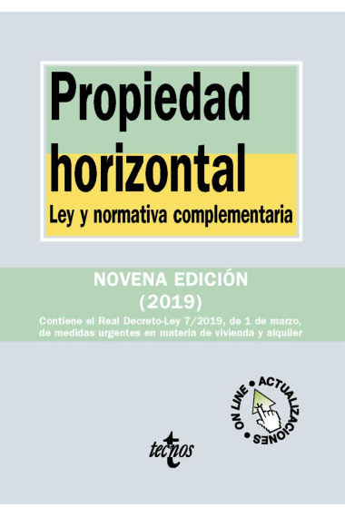 Propiedad Horizontal. Ley y normativa complementaria (2024)