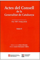 Actes del Consell de la Generalitat de Catalunya. Any 1931 (maig – juliol). Volum II