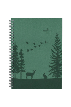 AGENDA 2025 FOREST SEMANAL CON ESPIRAL NATURE LINE 15X21CM