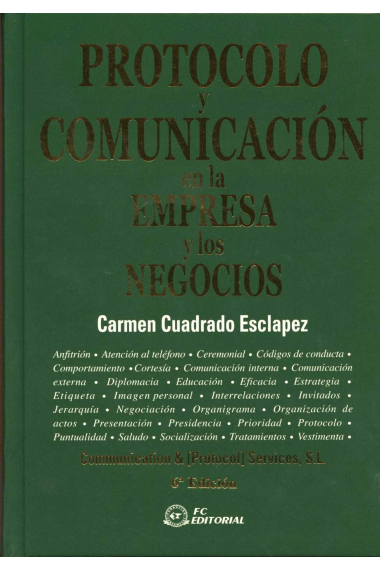 Protocolo y comunicación en la empresa y los negocios