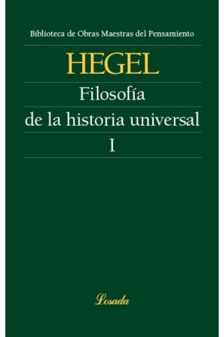 Filosofía de la historia universal (Tomo I)