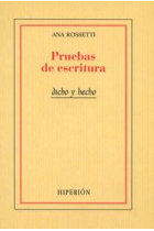 Pruebas de escritura