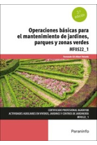 OPERACIONES BASICAS PARA EL MANTENIMIENTO DE JARDINES PARQU