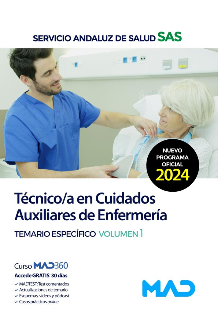 TECNICO/A CUIDADO AUXILIAR ENFERMERIA TEMARIO ESPECIFICO 1