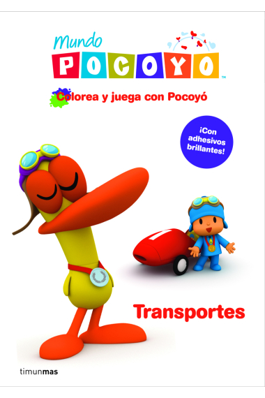 Juega y colores con Pocoyo. Transportes