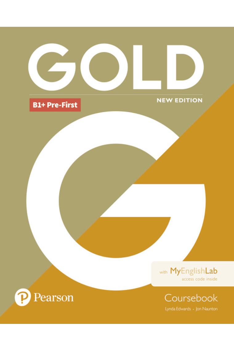 Gold B1+ Pre-First New Edition Coursebook and MyEnglishLab Pack