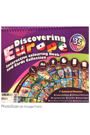 Discovering Europe. Interactive colouring Book and Cards Collection