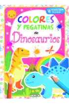 DINOSAURIOS 1 COLORES Y PEGATINAS