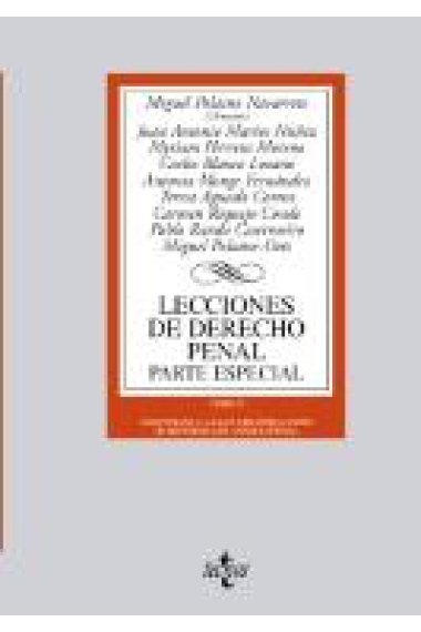 Lecciones de Derecho penal. Parte especial. Tomo II. Adaptación a la ley orgánica