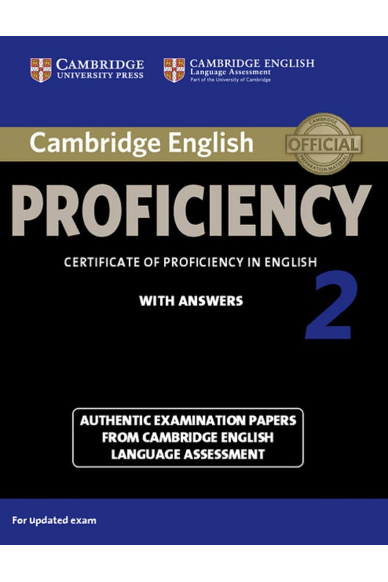 Cambridge English Proficiency 2 Self-Study Pack