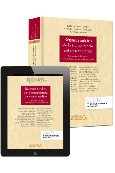 Régimen jurídico de la Transparencia: acceso, uso y reutilización de la información del sector público (Dúo)