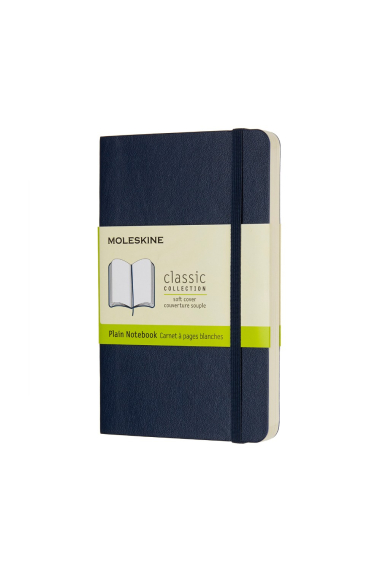 Moleskine* Libreta Clásica Lisa Pocket (rústica-azul)