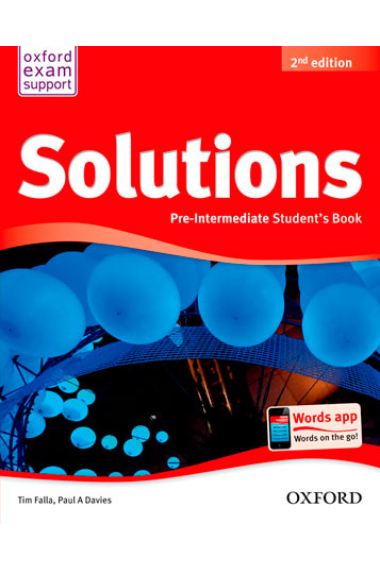 Solutions Pre Intermediate Student's Book Pack 2ª Edición