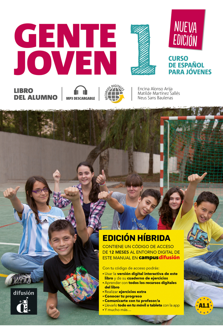 Gente joven 1 A1.1 Nueva edición Ed. Híbrida Libro del alumno